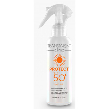 Купить - Transparent Clinic Protect Protect SPF50+ Spray - Солнцезащитный спрей для лица и тела SPF50+