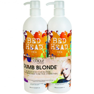 Купить - Tigi Bed Head Colour Combat Dumb Blonde Tweens - Набор для восстановления и сохранения цвета волос для блондинок (шампунь + кондиционер)