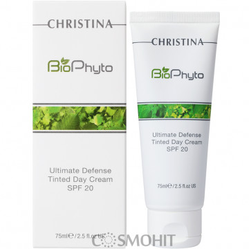 Купить - Christina Bio Phyto Ultimate Defense Tinted Day Cream SPF 20 - Дневной крем "Абсолютная защита" с тоном