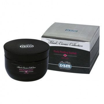 Купить - Mon Platin DSM Black Caviar Body Peeling Sorbet Orchid - Органический щербет-пилинг с витаминными капсулами, экстрактами орхидеи и черной икры