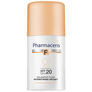 Купить - Pharmaceris F Intense Coverage Mild Fluid Foundation SPF20 - Деликатный тональный крем