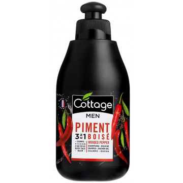 Купить - Cottage Homme Shower Gel & Shampoo Piment - Шампунь-гель "Листья перца"