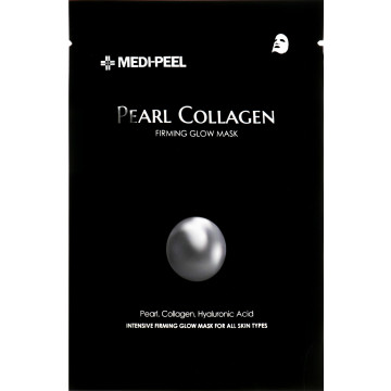 Купить - Medi Peel Pearl Collagen Firming Glow Mask - Разглаживающая маска для лица с жемчугом и коллагеном