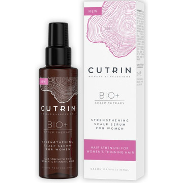 Купить - Cutrin Bio+ Strengthening Scalp Serum - Энергетический лосьон для женщин против выпадения