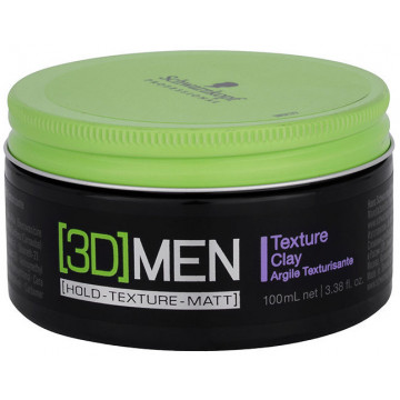 Купить - Schwarzkopf Professional 3D Men Texture Clay - Текстурирующая глина для волос