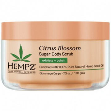 Купить - Hempz Citrus Blossom Herbal Sugar Body Scrub - Сахарный скраб для тела Цветы цитруса