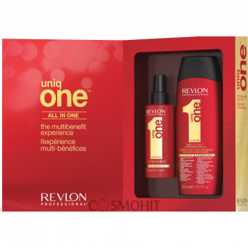 Купить - Revlon Professional Uniq One Duo Pack - Набор подарочный (Спрей-уход + Шампунь)