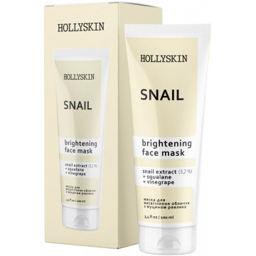 Купить - Hollyskin Snail Face Mask - Маска для лица c муцином улитки
