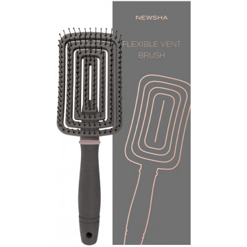 Купить - Newsha Flexible Vent Brush Large - Большая гибкая и продувная щетка