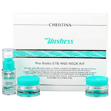 Купить - Christina Unstress Eye And Neck Kit - Набор антистресс-препаратов для кожи вокруг глаз и шеи