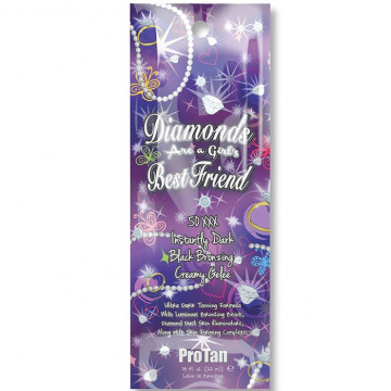 Купить - Pro Tan Diamonds Are A Girls Best Friend 50XXX Instantly Dark Black Bronzing Creamy Gelee - Лосьон для загара с бронзаторами