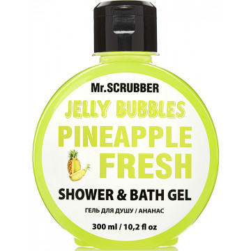 Купить - Mr.Scrubber Jelly Bubbles Shower & Bath Gel "Pineapple" - Гель для душа