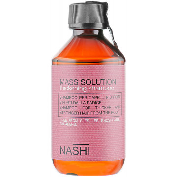 Купить - Nashi Argan Mass Solution Shampoo - Шампунь для утолщения волос