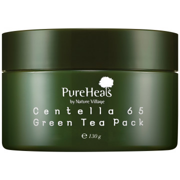 Купить - PureHeal's Centella 65 Green Tea Pack - Восстанавливающая маска с экстрактами центеллы и зеленого чая