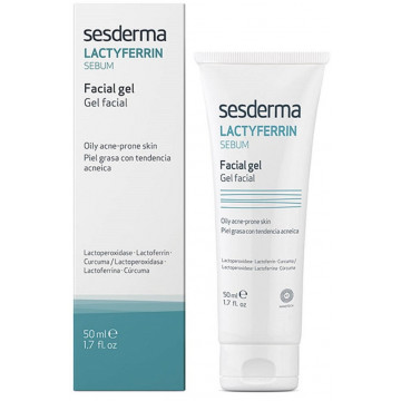 Купить - Sesderma Lactyferrin Sebum Facial Gel - Гель для лица