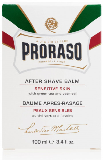 Proraso White Line Aftershave Anti-Irritation Liquid Cream - Бальзам после бритья для чувствительной кожи - 1