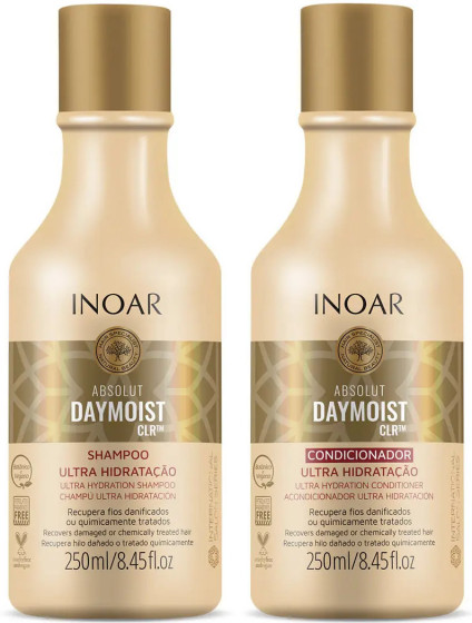 Inoar day Moist Duo - Набор "Абсолютное увлажнение" после кератина-ботокса - 1