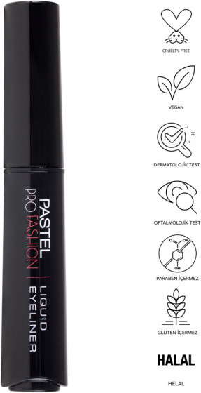 Pastel Profashion Liquid Eyeliner - Жидкая подводка для век - 4