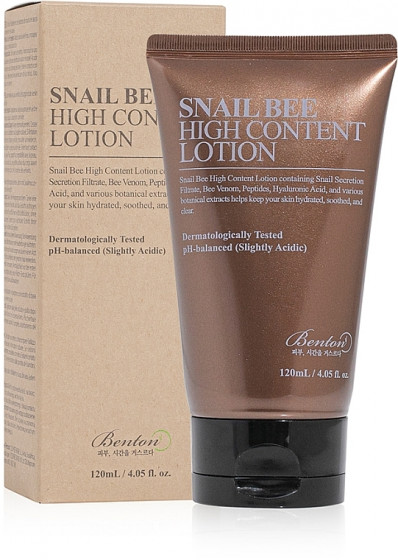 Benton Snail Bee High Content Lotion - Дневной крем с муцином улитки и пчелиным ядом - 1