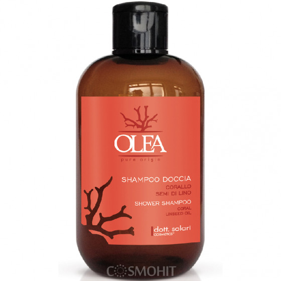 Dott.Solari Olea Pure Origin Coral Extract And Linseed Oil Shampoo And Shower Gel - Шампунь и гель для душа с экстрактом коралла и маслом льна