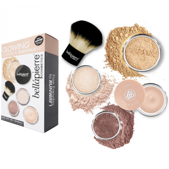 Bellapierre Glowing Complexion Essentials Kit - Набор для макияжа с эффектом сияния кожи Medium - 1