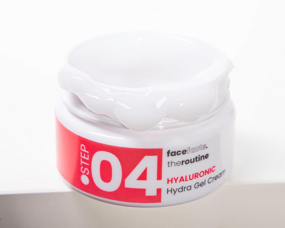 Face Facts The Routine Step.04 Hyaluronic Hydra Gel Cream - Крем-гель для лица с гиалуроновой кислотой - 2