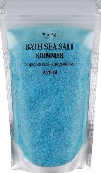 Top Beauty Bath Salt - Соль морская с шиммером для ванны "Дыня"