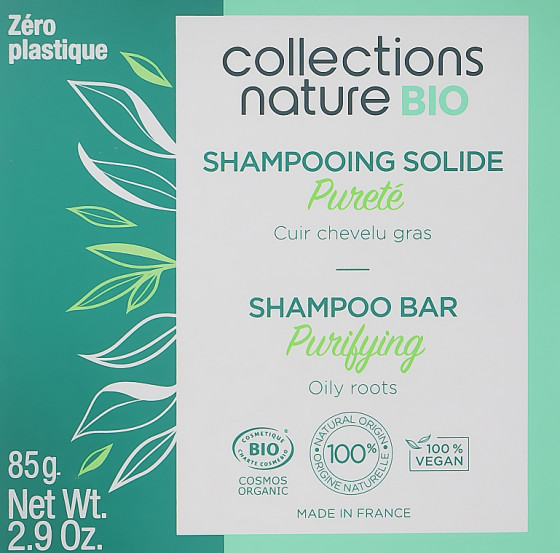 Eugene Perma Collections Nature Bio Organic Solid Shampoo Purifying - Твердый шампунь для жирных волос - 1