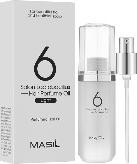 Masil 6 Salon Lactobacillus Light Perfumed Hair Oil - Парфюмированное масло для гладкости волос