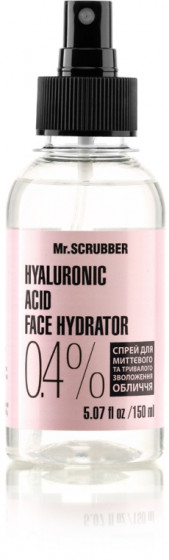 Mr.Scrubber Hyaluronic Instant Face Hydrator 0.4% - Спрей для увлажнения лица