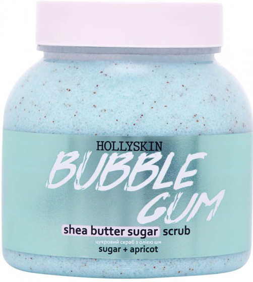 Hollyskin Shea Butter Sugar Scrub Bubble Gum - Сахарный скраб с маслом ши и перлитом