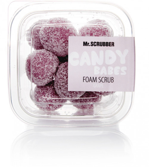 Mr.Scrubber Candy Babes Grape Foam Scrub - Пенный скраб для тела