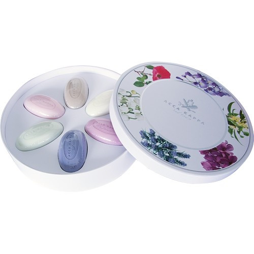 Acca Kappa Rose, Blue Lavender, Jasmine, Olea, Wisteria, Lilac Soap Set - Подарочный набор