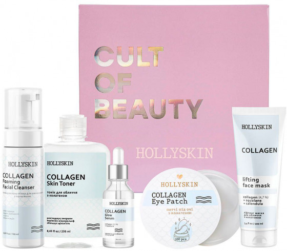 Hollyskin Collagen Care Maxi Set - Подарочный набор для лица с коллагеном