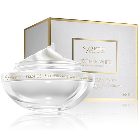 Premier Prestige White Pearl White Cream Complex - Жемчужный отбеливающий крем для лица SPF17