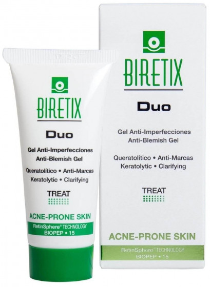 Cantabria BiRetix Duo Purifying Exfoliant Gel - Себорегулирующий гель для кожи с акне