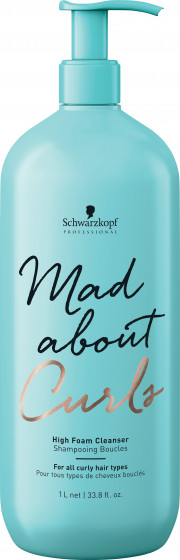 Schwarzkopf Professional Mad About Curls High Foam Cleanser Shampoo - Бессульфатный шампунь для вьющихся волос