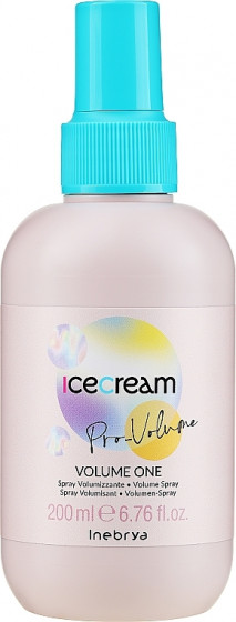 Inebrya Ice Cream Pro-Volume One 15 in 1 Spray - Спрей для придания объема волосам