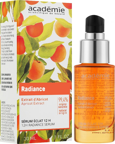 Academie Radiance 12H Serum - Абрикосовая сыворотка для лица "12 часов сияния"