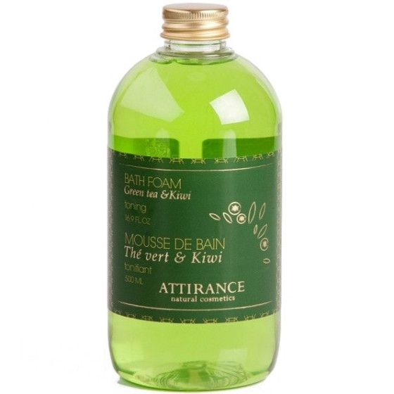 Attirance Green Tea & Kiwi Toning Bath Foam - Пена для ванны Зеленый чай и Киви