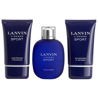 Lanvin L'Homme Sport - Подарочный набор (EDT100+A/SH100+S/G100)