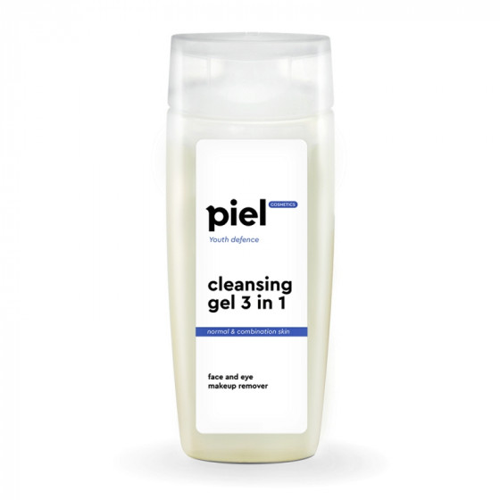 Piel Youth Defense Gel Demaquillant 3in1 Face And Eye Makeup Remover - Гель для снятия макияжа для нормальной и комбинированной кожи