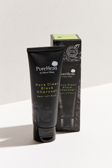 PureHeal's Pore Clear Black Charcoal Peel-off Pack - Маска-пленка с черным углем для очищения пор от загрязнений - 2