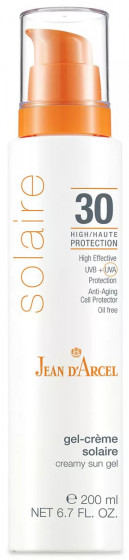 Jean d'Arcel Gel-creme Solaire SPF30 - Солнцезащитный крем-гель для чувствительной кожи