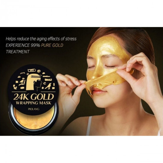 Esthetic House CP-1 Piolang 24K Gold Wrapping Mask - Маска для лица с 24К золотом - 4