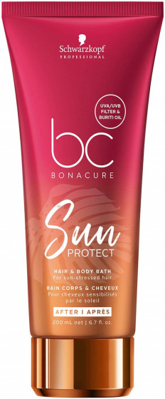 Schwarzkopf Professional Bonacure Sun Protect Hair & Body Bath - Шампунь для волос и тела