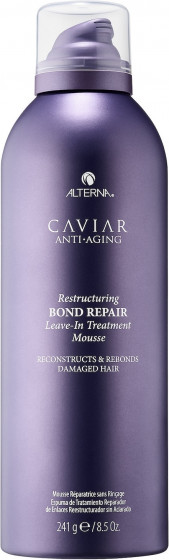 Alterna Caviar Anti-Aging Restructuring Bond Repair Leave-In Treatment Mousse - Термозащитный восстанавливающий мусс для волос с экстрактом черной икры