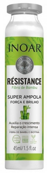 Inoar Résistance Bamboo Fiber - Ампула для восстановления и ламинирования волос