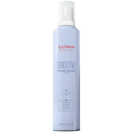 Cutrin Sensitiv Fragrance Free Styling Mousse Strong - Мусс сильной фиксации без отдушки