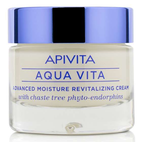 Apivita Aqua Vita Advanced Moisture Revitalizing Cream - Увлажняющий крем для нормальной и сухой кожи с фитоэндорфинами